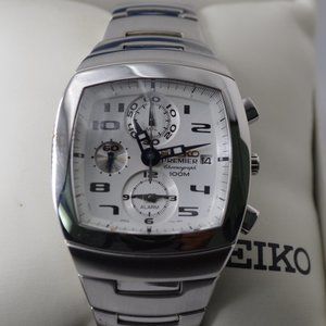 Seiko Men's SNA143 Premier Chronograph Watch